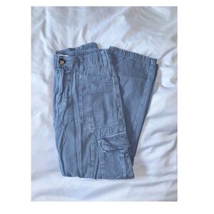 Zara Light Blue Cargo Pants